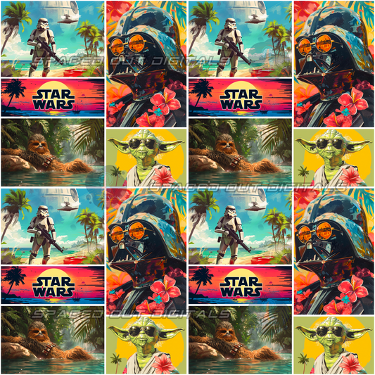 Space War Summer Collage