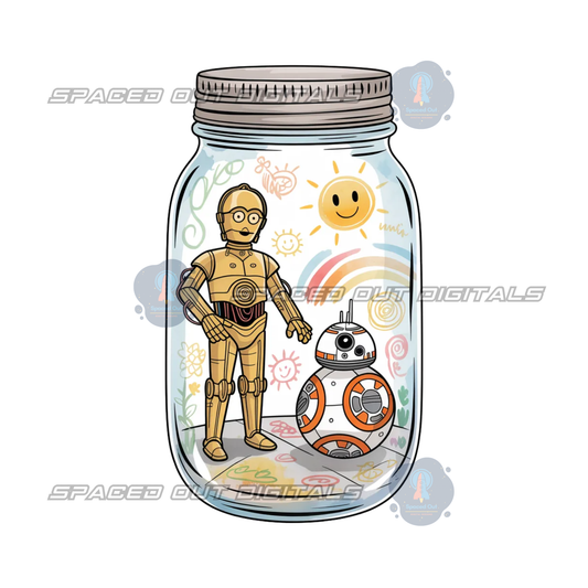 Chalk Space War Jar PNG