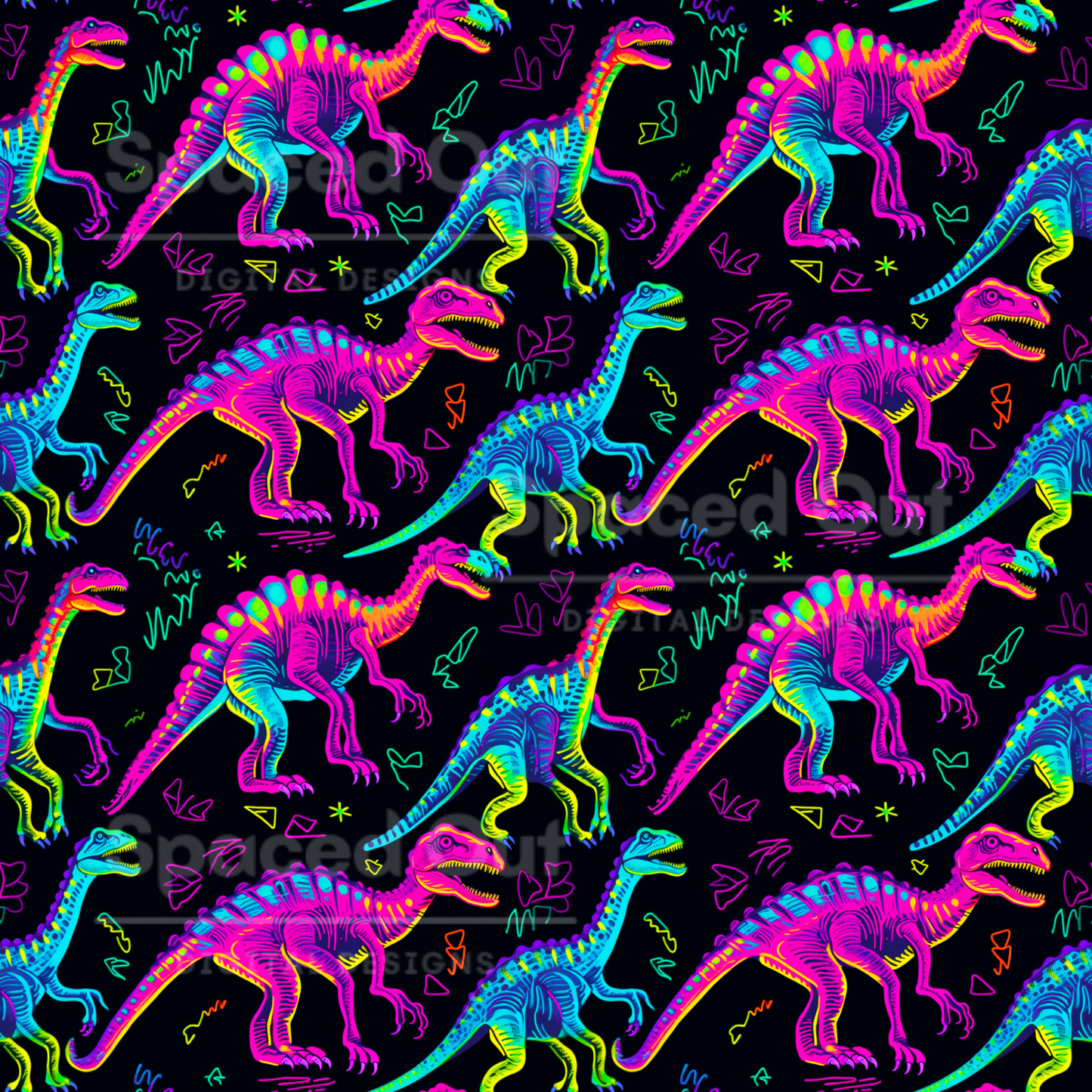 Neon Dinos