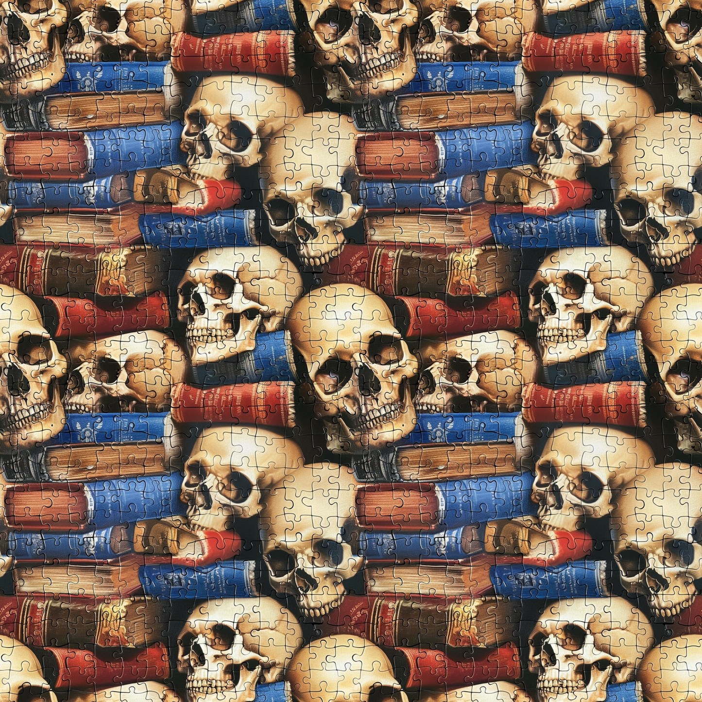 Puzzle Book Skulls