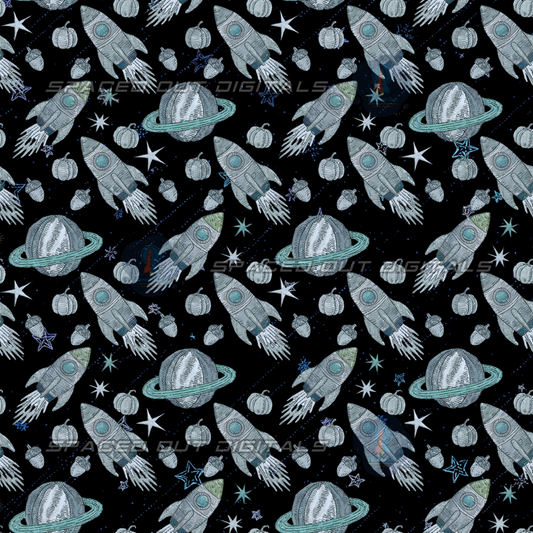 Fall Embroidery Outer Space