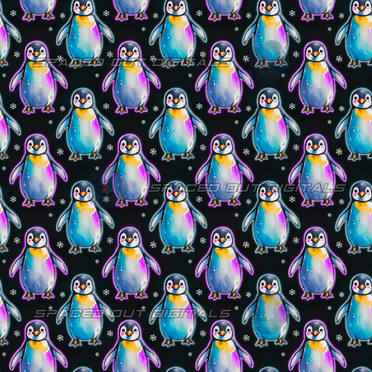 Neon Penguins
