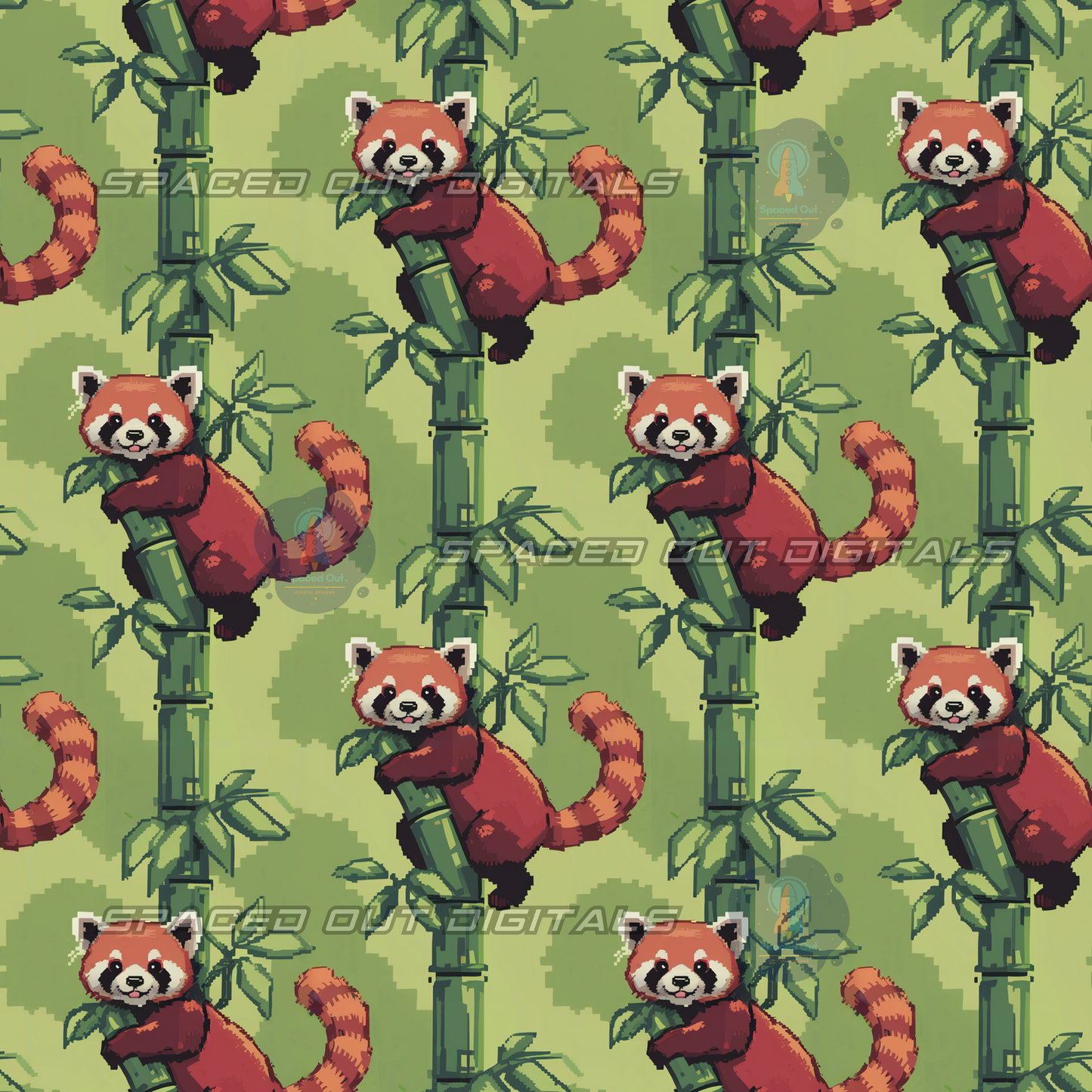 Pixel Red Pandas