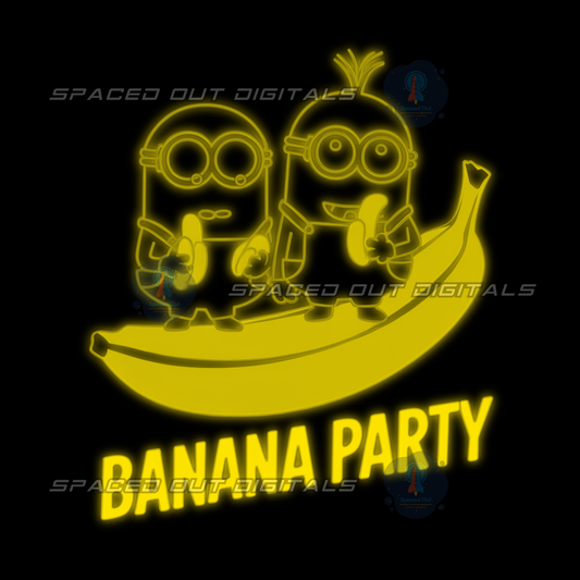 Banana Party PNG