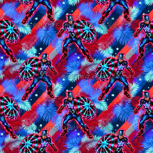 Summer Neon Captain USA