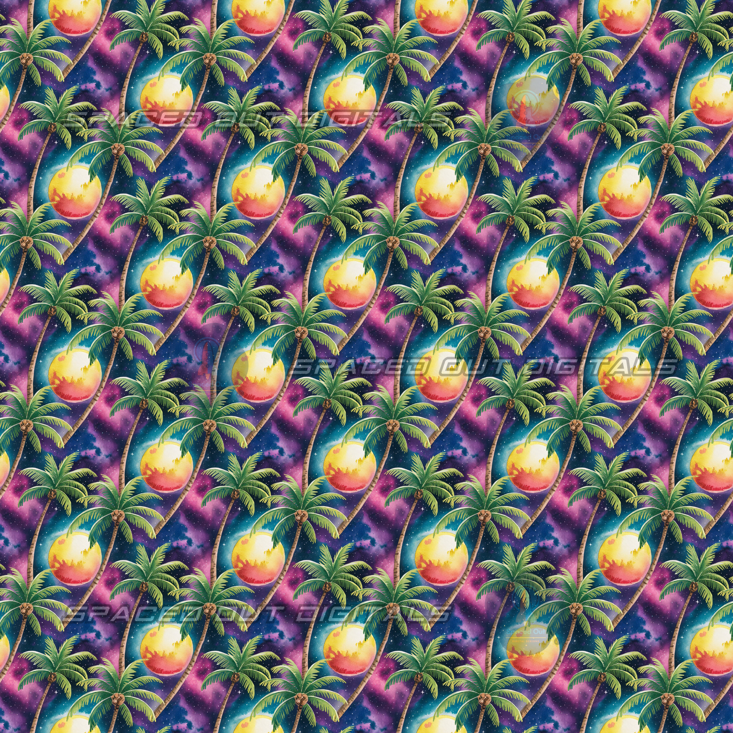 Space Palm Trees