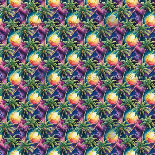 Space Palm Trees