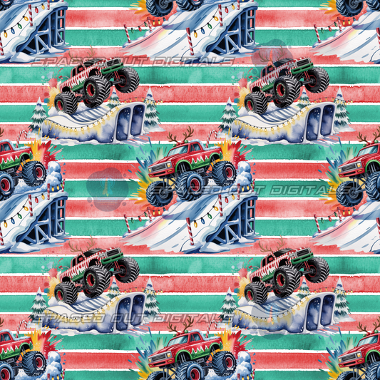 Christmas Monster Trucks