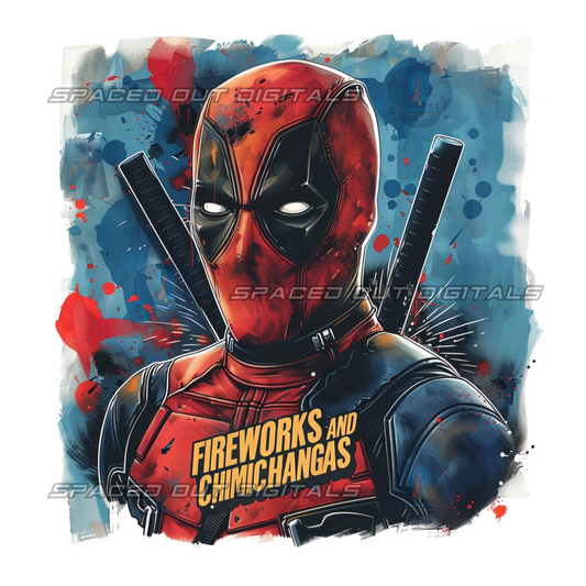 Fireworks and Chimis PNG