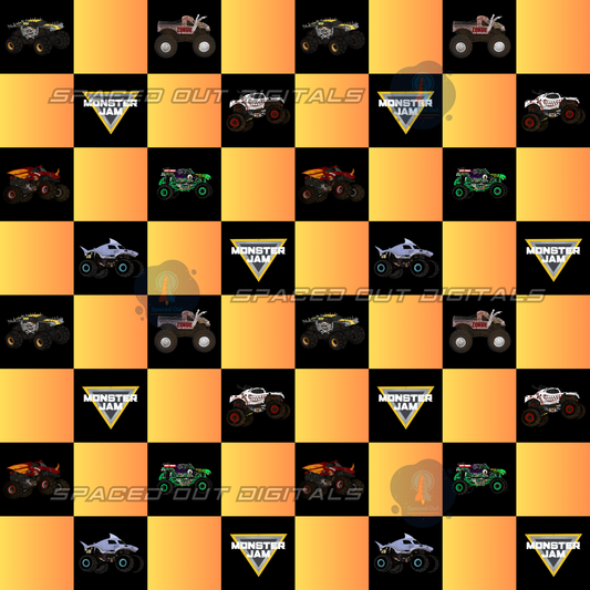 Yellow Checker Trucks