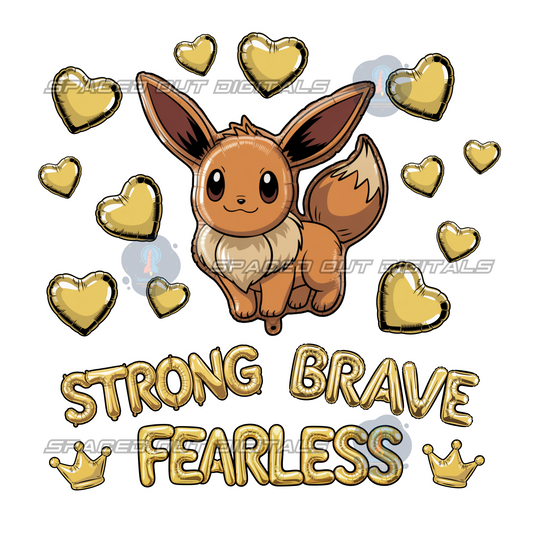 Strong Brave Fearless PNG