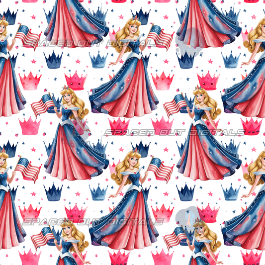 Sleeping Princess Patriotic
