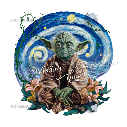 Wisdom Grows Quietly PNG