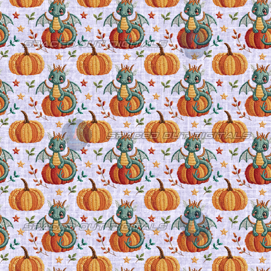 Fall Embroidery Dragons