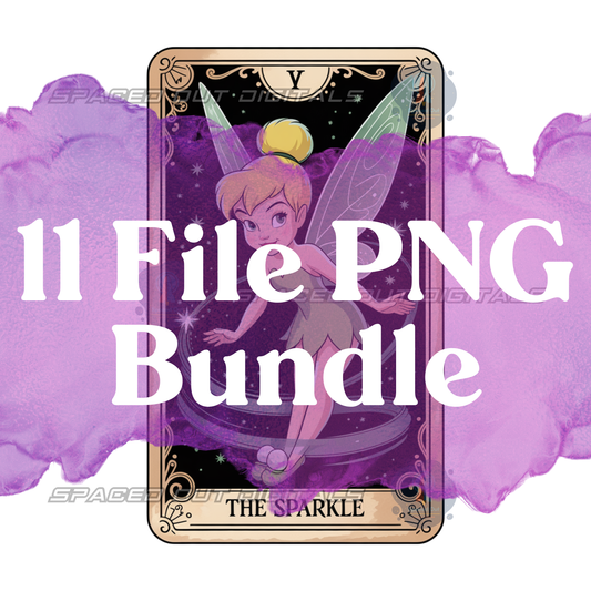 Princess Tarot Cards PNG Bundle