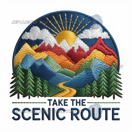 Take The Scenic Route PNG