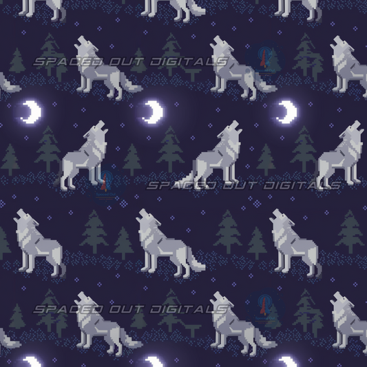 Pixel Wolves