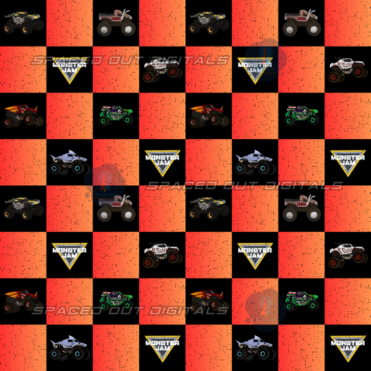 Orange Checker Trucks