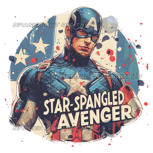 Star Spangled Avenger PNG