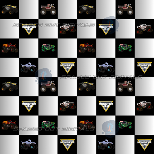 Silver Checker Trucks