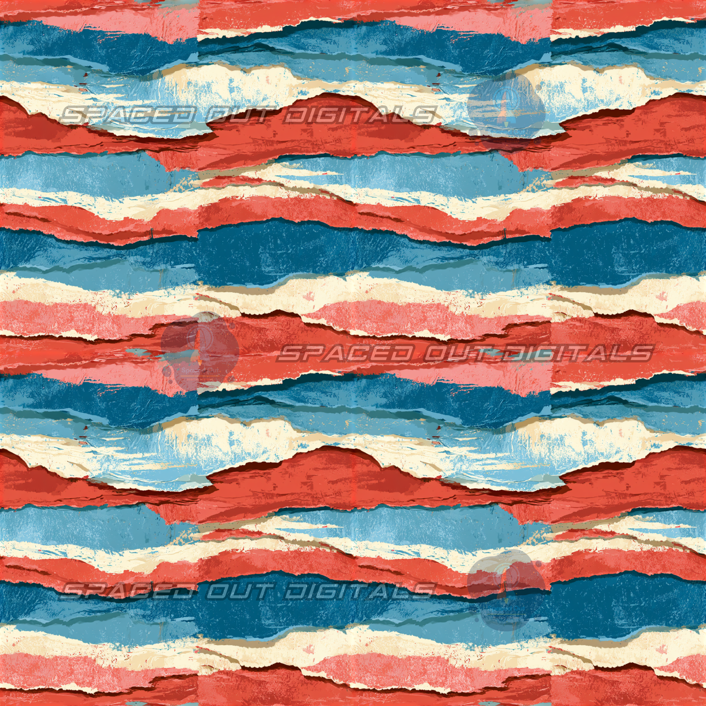 Patriotic Paper Stripes