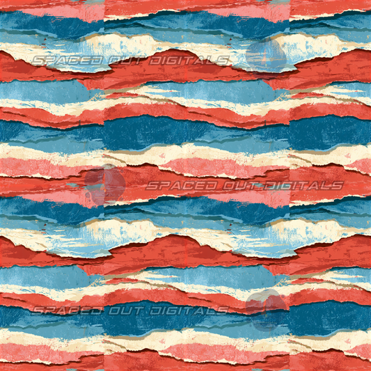Patriotic Paper Stripes