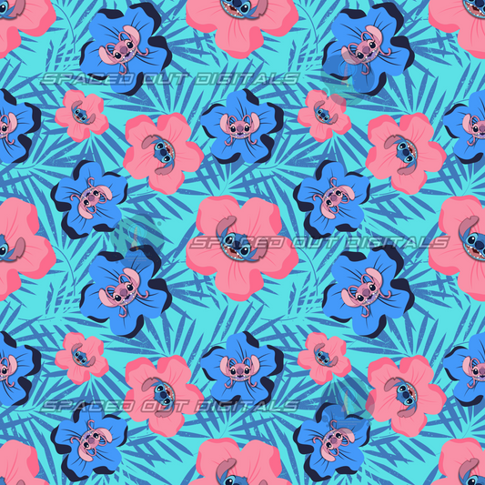 Blue Alien Hawaiian