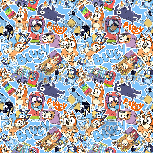 Blue Dog Stickers