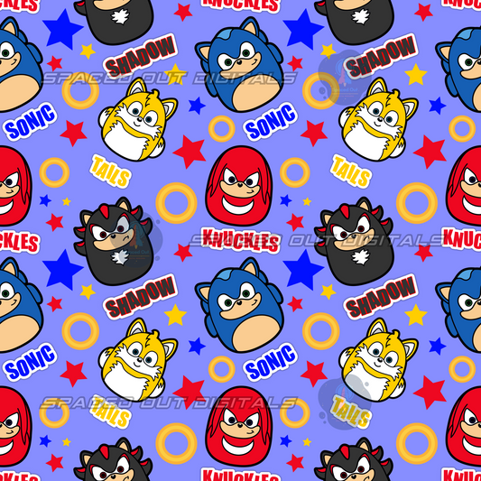 Hedgehog Squish Blue
