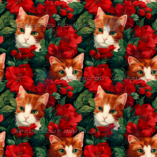 Orange Cats Christmas