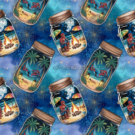Spidey Summer Jars