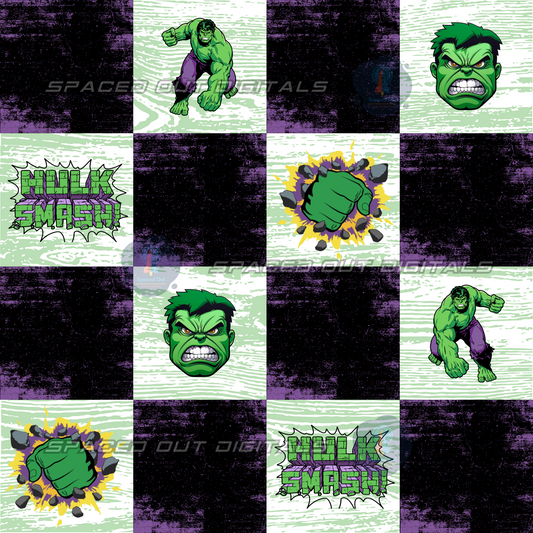 Green Smasher Checkered