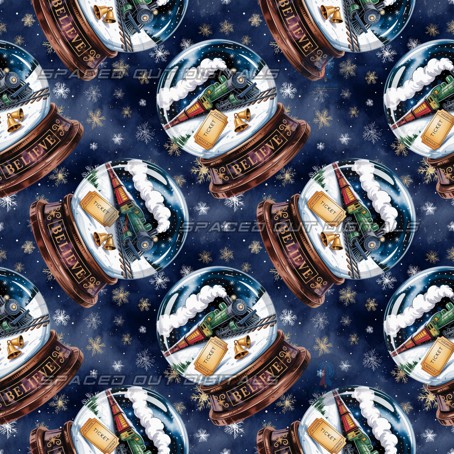 Winter Express Snowglobes