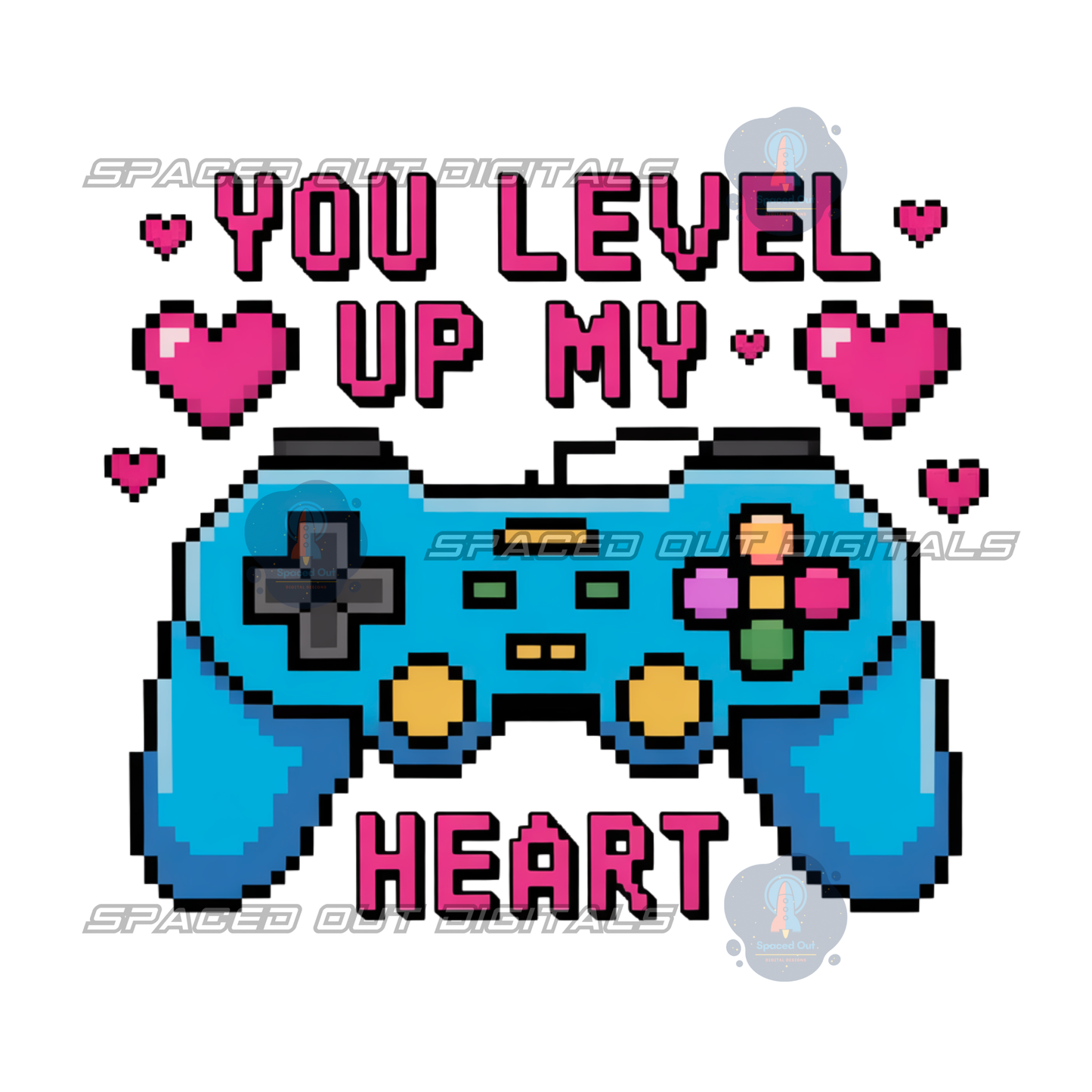 You Level Up My Heart PNG