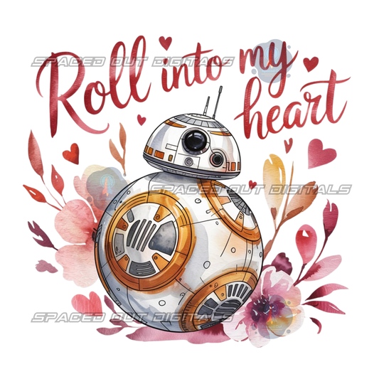 Roll Into My Heart PNG