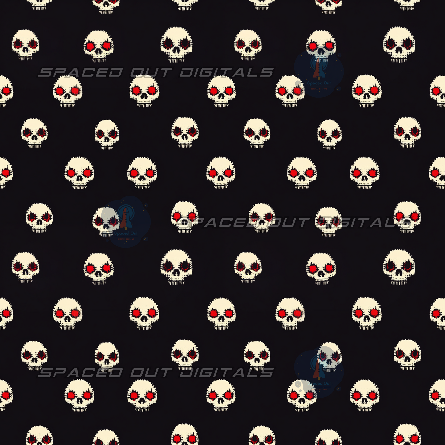 Glowing Skulls