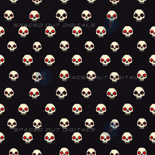 Glowing Skulls