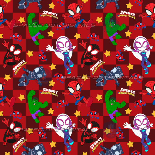Spidey and Friends Red
