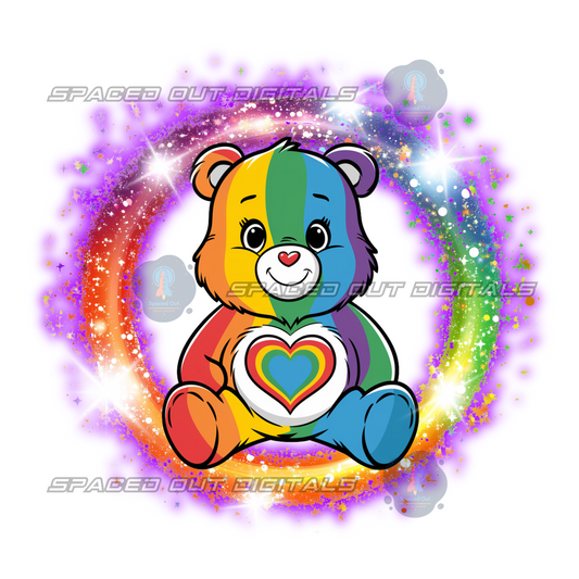 Rainbow Bear PNG