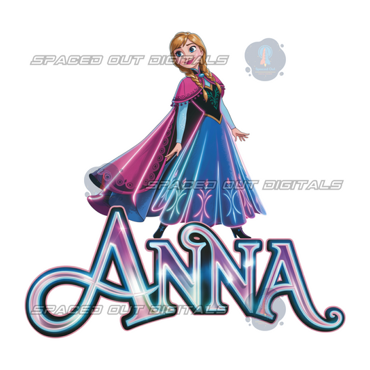 Ice Sister Neon PNG