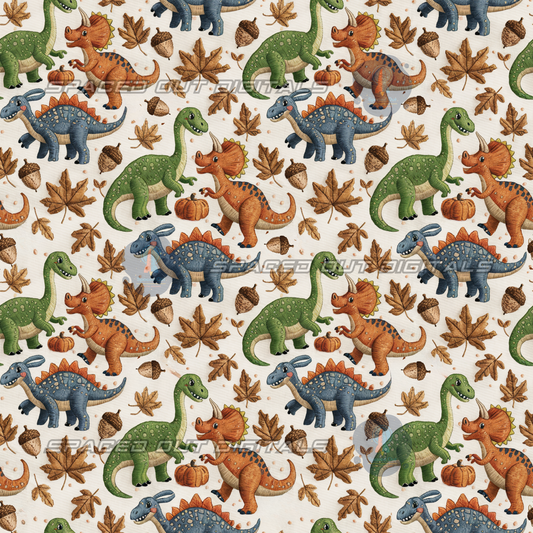 Fall Embroidery Dinos
