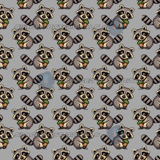 Pixel Raccoons