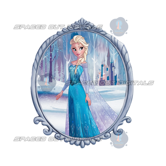 Ice Princess Mirror PNG