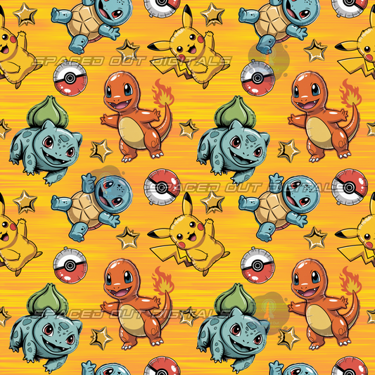 OG Poke Foil Balloons Yellow