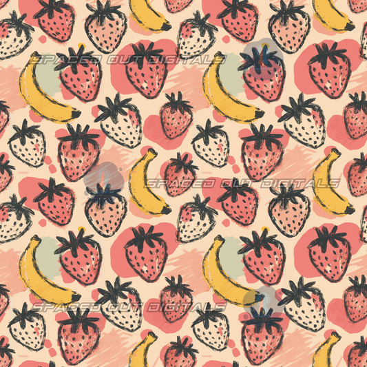 Sketchy Strawberries and Bananas