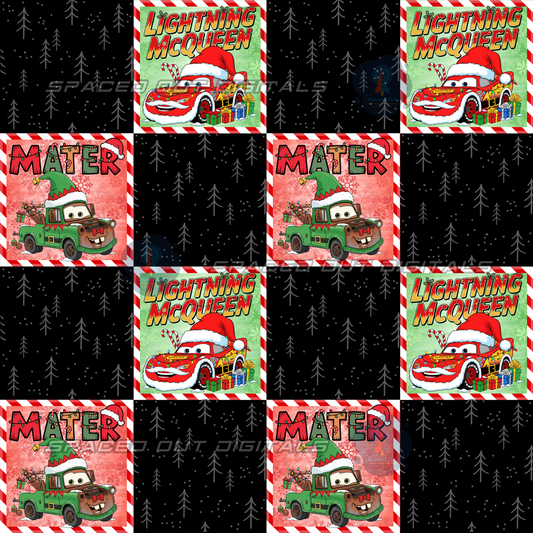 Car Checkers Black