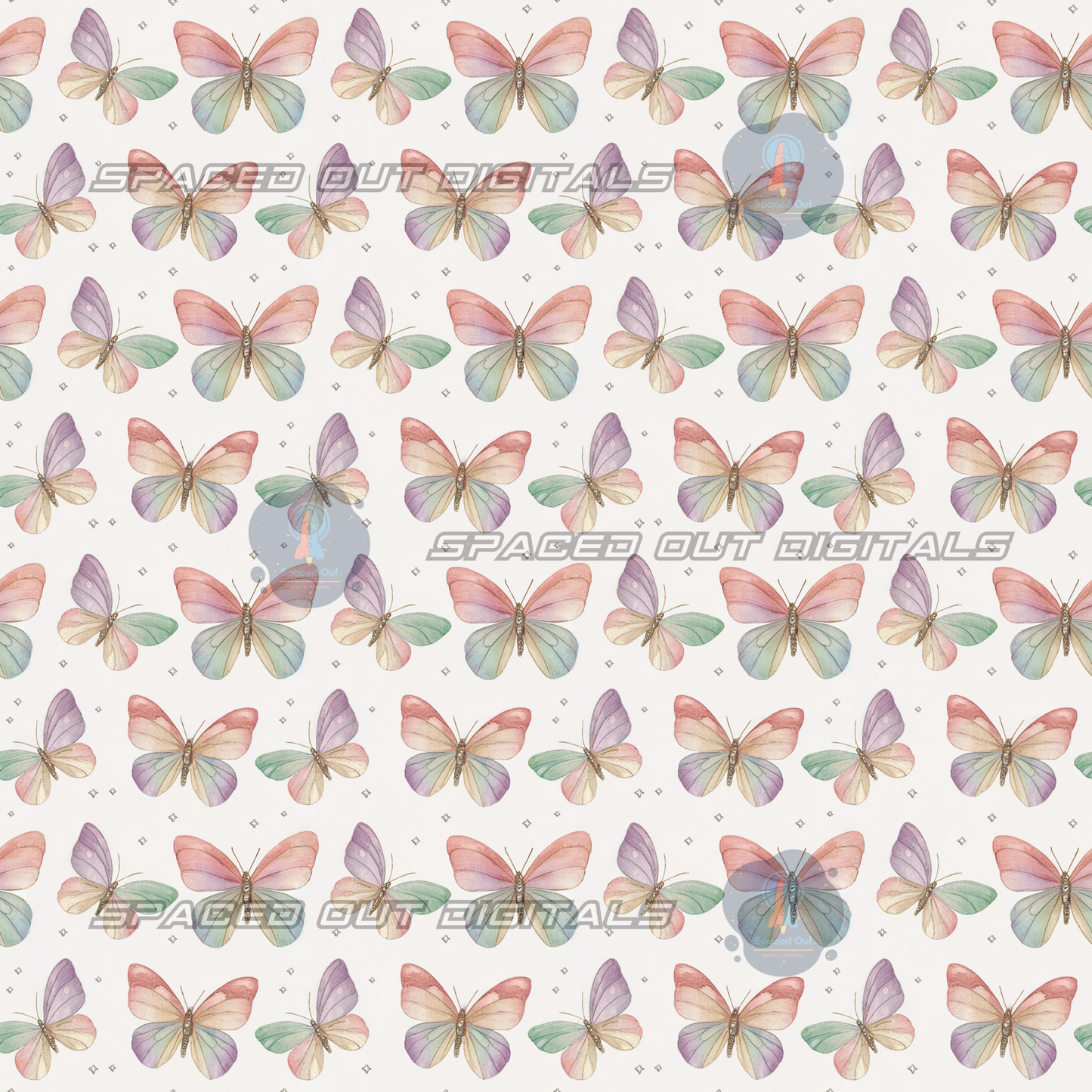 Pastel Butterflies