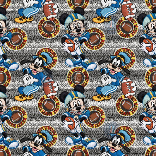 Embroidery Mouse Football