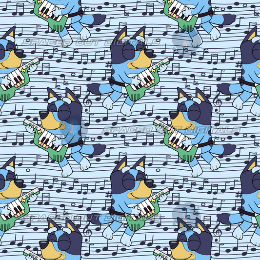 Blue Dog Keytar