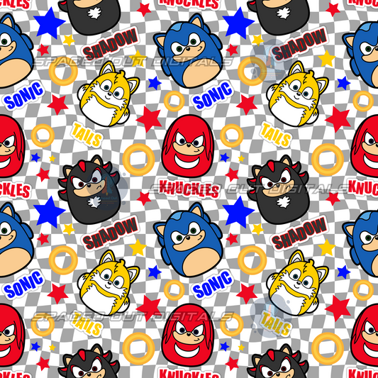 Hedgehog Squish Checkered